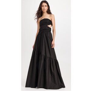 NWT A.L.C. Lark Maxi Dress, Black, Size 14